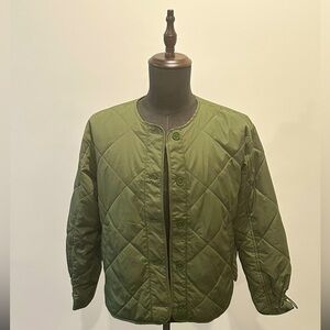 Olive Green XS Women’s Puffer Jacket